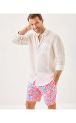 8" Men's Stuff Volk Stretch Short - Resort White Lil Sun Sea Sand