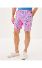 8" Men's Stuff Volk Stretch Short - Rousseau Pink Barefoot Beachcombers