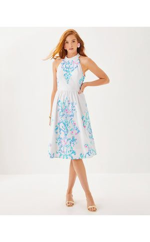 Gianne Midi Dress - Resort White - Gianne Dress Appliqué Layout
