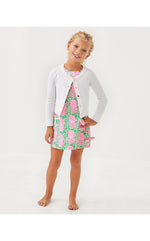 Girls Mini Amalia Cardigan - Resort White