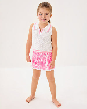 Girls Mini Michelina Skort - Conch Shell Pink Penny's Playground