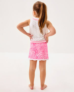 Girls Mini Michelina Skort - Conch Shell Pink Penny's Playground