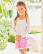 Girls Mini Michelina Skort - Rousseau Pink Zen Garden