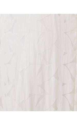 Haliey Midi Dress - Resort White - Flora Faille
