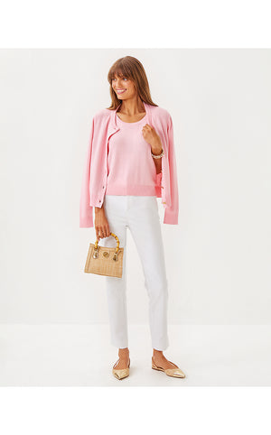 Amalia Sweater Tank - Pink Muse