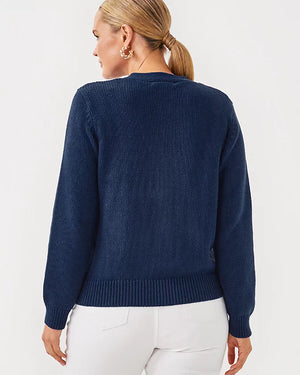 Tippery Cardigan - Low Tide Navy