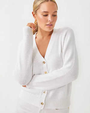 Tippery Cardigan - Resort White
