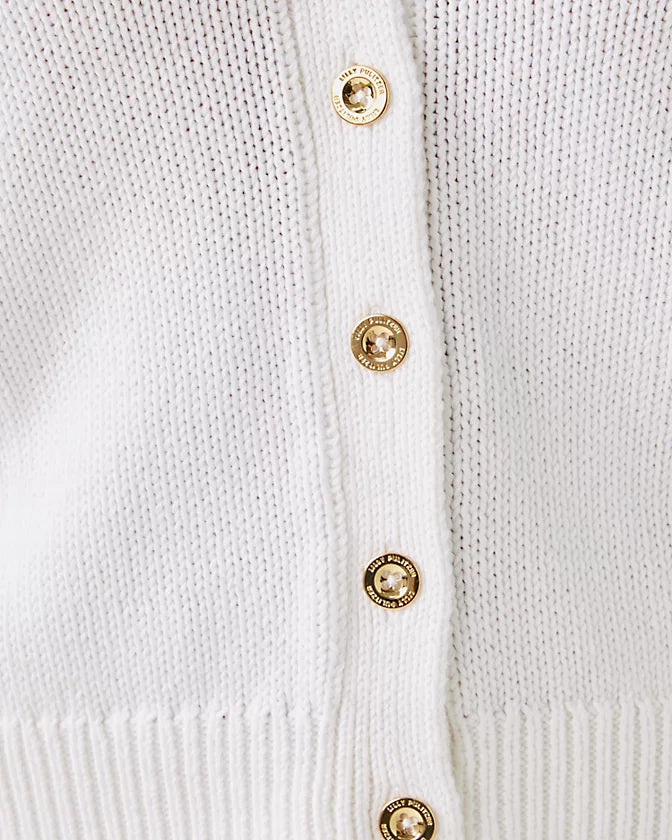 Tippery Cardigan - Resort White