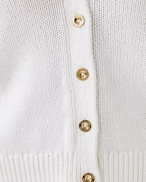 Tippery Cardigan - Resort White