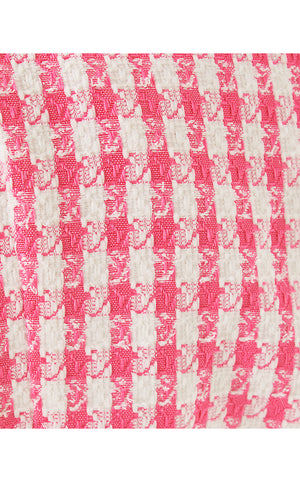 Rohana Boucle Jacket - Rousseau Pink - Charming Check Boucle