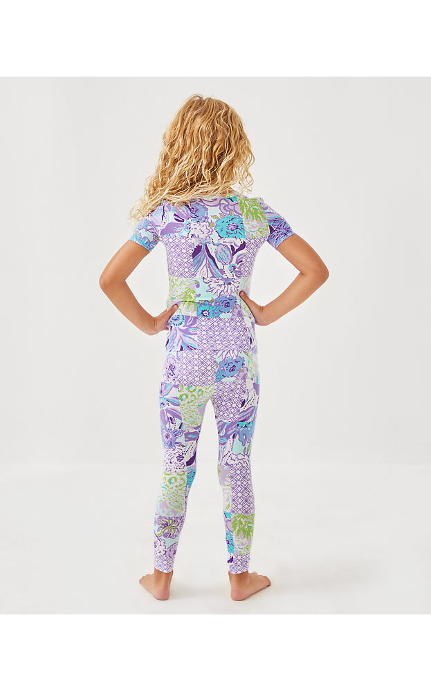 Girls Sammy Short Sleeved Pajama Set - Multi Juicy Story Patch