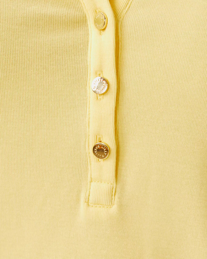 Ronson Knit Top - Finch Yellow