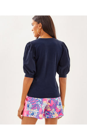 Ronson Knit Top - Low Tide Navy