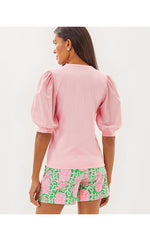 Ronson Knit Top - Pink Muse