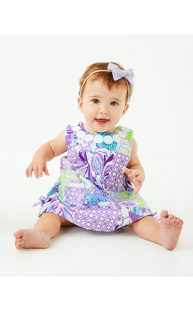 Baby Lilly Shift Dress - Multi Juicy Story Patch