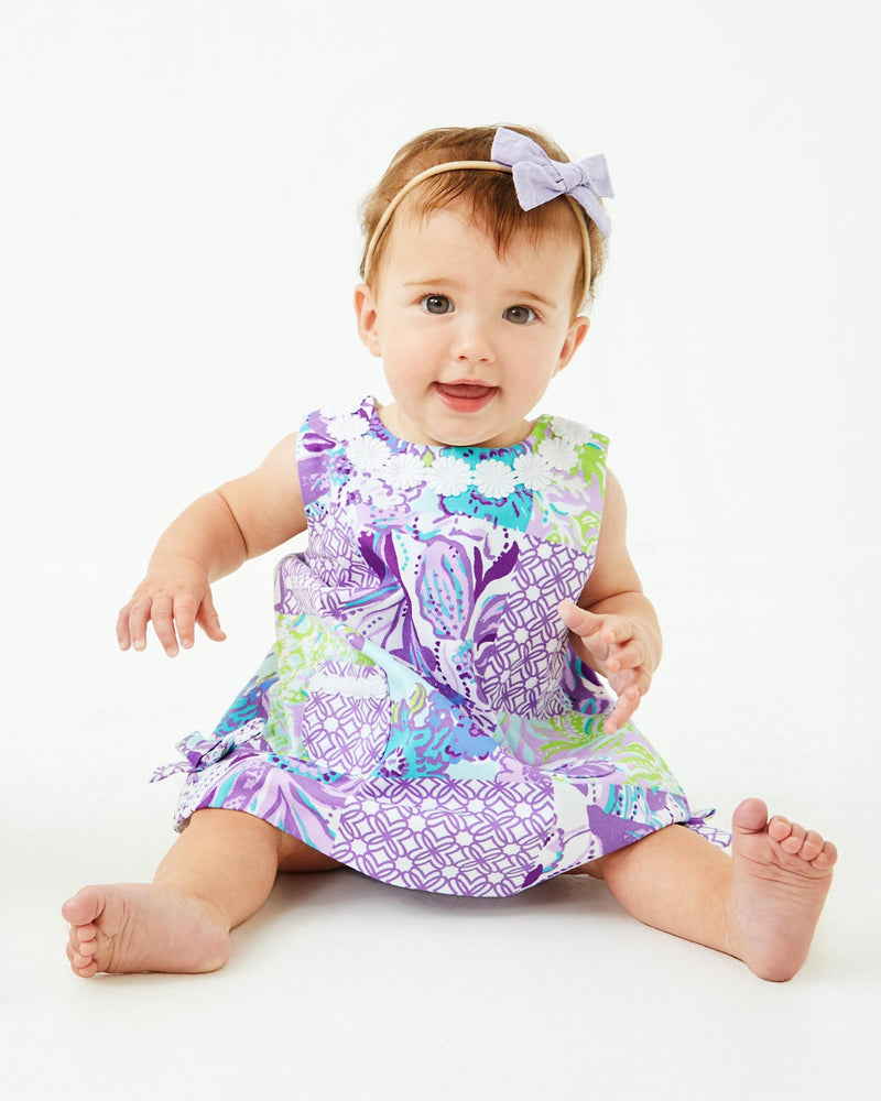 Baby Lilly Shift Dress - Multi Juicy Story Patch