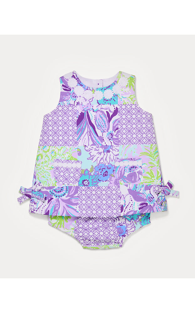 Baby Lilly Shift Dress - Multi Juicy Story Patch