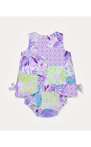 Baby Lilly Shift Dress - Multi Juicy Story Patch