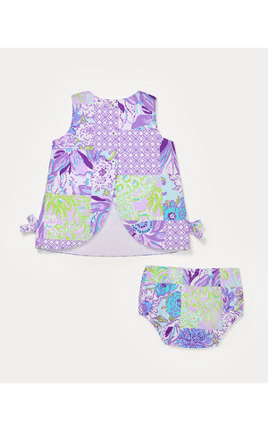 Baby Lilly Shift Dress - Multi Juicy Story Patch