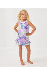 Little Lilly Classic Shift Dress - Multi Juicy Story Patch