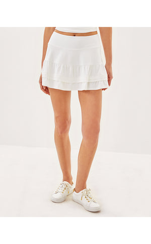 UPF 50+ Luxletic Aqualina Skort - Resort White