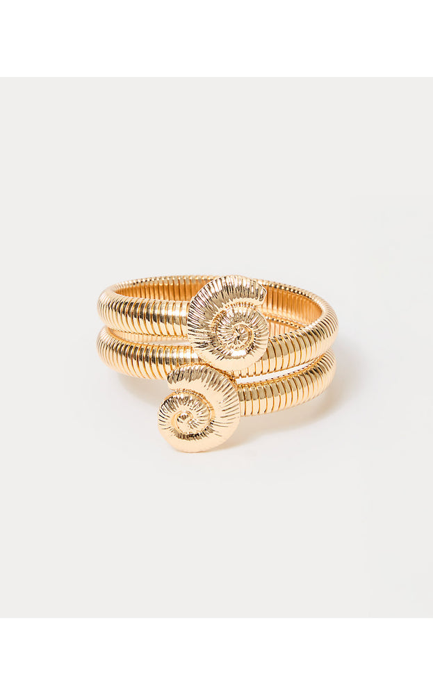 Barefoot Beachcomber Bracelet - Gold Metallic