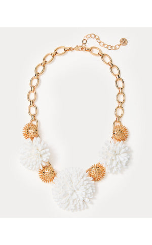 Summer Shorelines Necklace - Resort White