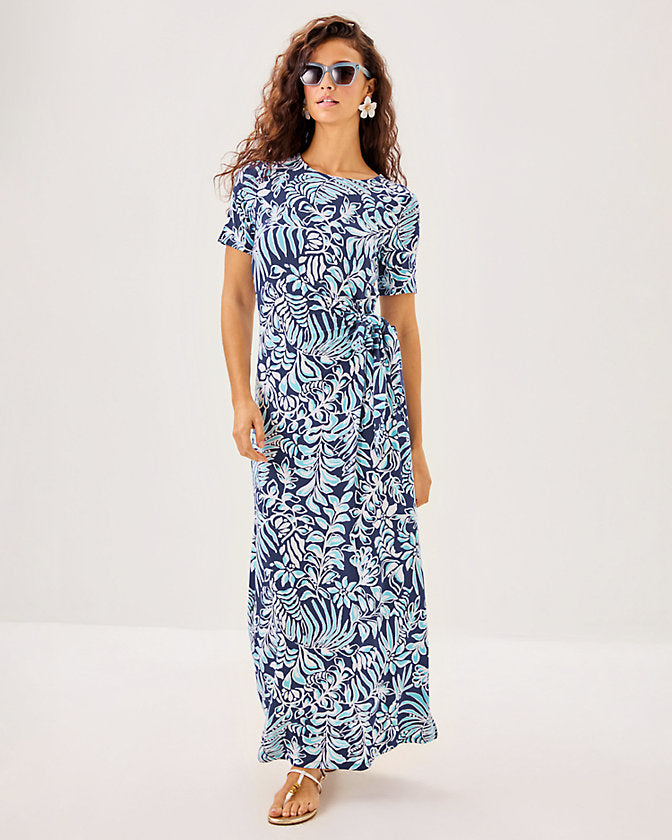 Chace Maxi Dress - Sapphire Pool Summer Shorelines