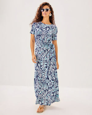 Chace Maxi Dress - Sapphire Pool Summer Shorelines