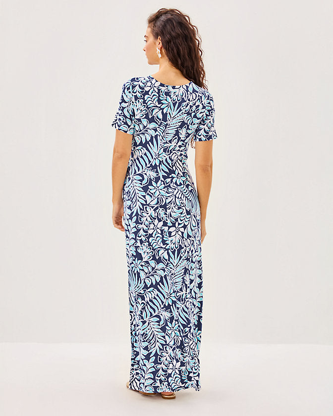 Chace Maxi Dress - Sapphire Pool Summer Shorelines