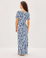 Chace Maxi Dress - Sapphire Pool Summer Shorelines