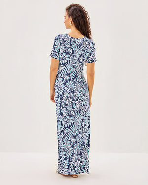 Chace Maxi Dress - Sapphire Pool Summer Shorelines