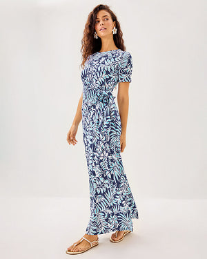 Chace Maxi Dress - Sapphire Pool Summer Shorelines