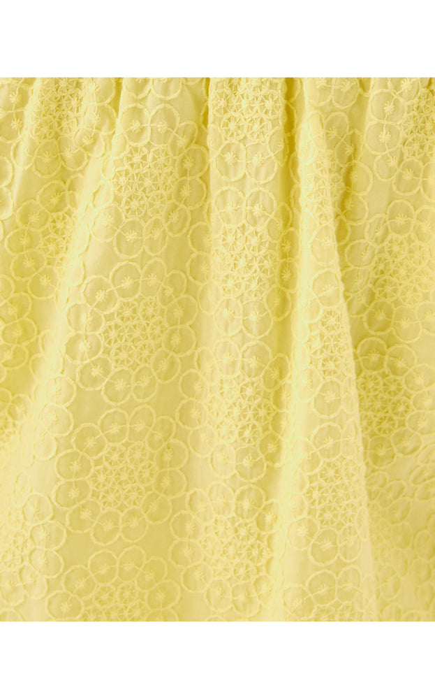 Katara Off-the-Shoulder Top - Limoncello Bubble Embroidery