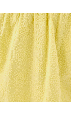 Katara Off-the-Shoulder Top - Limoncello Bubble Embroidery
