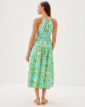 Talullah Maxi Dress - Fresh Water Blue Sunbathers Bliss