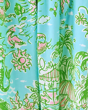 Talullah Maxi Dress - Fresh Water Blue Sunbathers Bliss