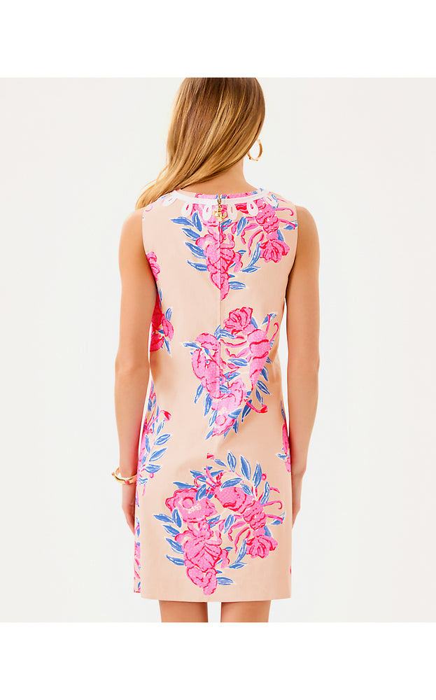 Sidonie Stretch Shift Dress - Multi So Clawsome