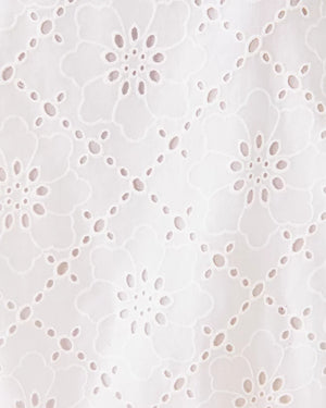 Singrid Eyelet Top - Resort White Beach Haven Eyelet