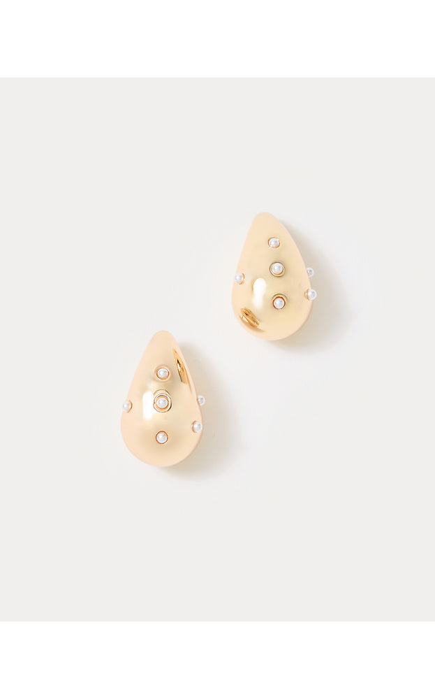Roar Of The Seas Earrings - Resort White