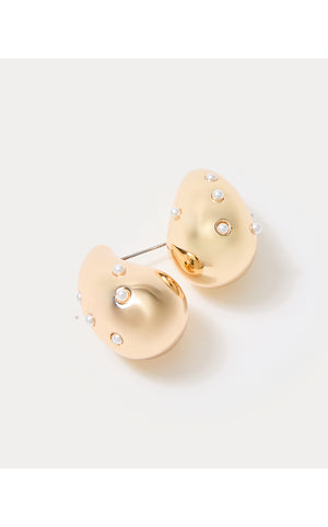 Roar Of The Seas Earrings - Resort White