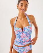 Peggi Tankini Top - Multi Elephant Splash