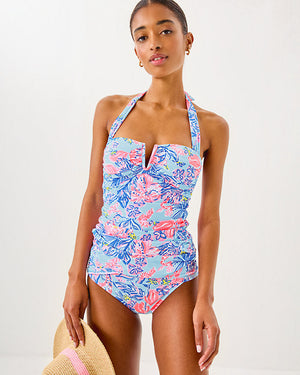 Peggi Tankini Top - Multi Elephant Splash