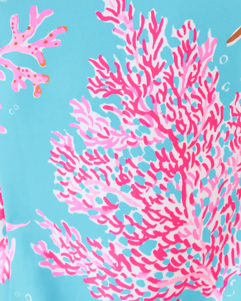 UPF 50+ Luxletic Westley Active Dress - Multi Royal Coral