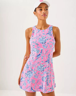 UPF 50+ Luxletic Westley Active Dress - Rousseau Pink Barefoot Beachcombers