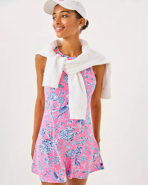 UPF 50+ Luxletic Westley Active Dress - Rousseau Pink Barefoot Beachcombers
