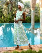 Ellison Maxi Dress- Resort White Sol Mates Engineered Knit Dress