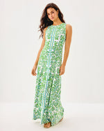 Ellison Maxi Dress- Resort White Sol Mates Engineered Knit Dress