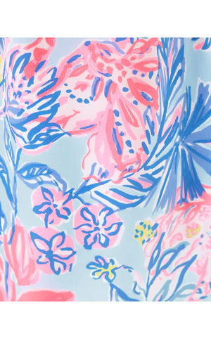 Jesslyn Silk Dress - Multi Elephant Splash Engineered