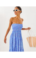 Anali Maxi Cover-Up - Sunwashed Blue Seacrets